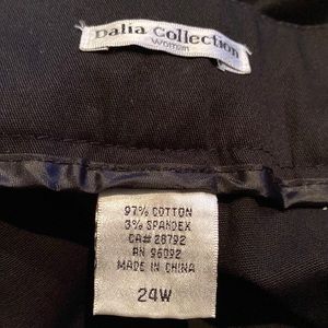 Black Size 24 Capris. Like new. Worn once.